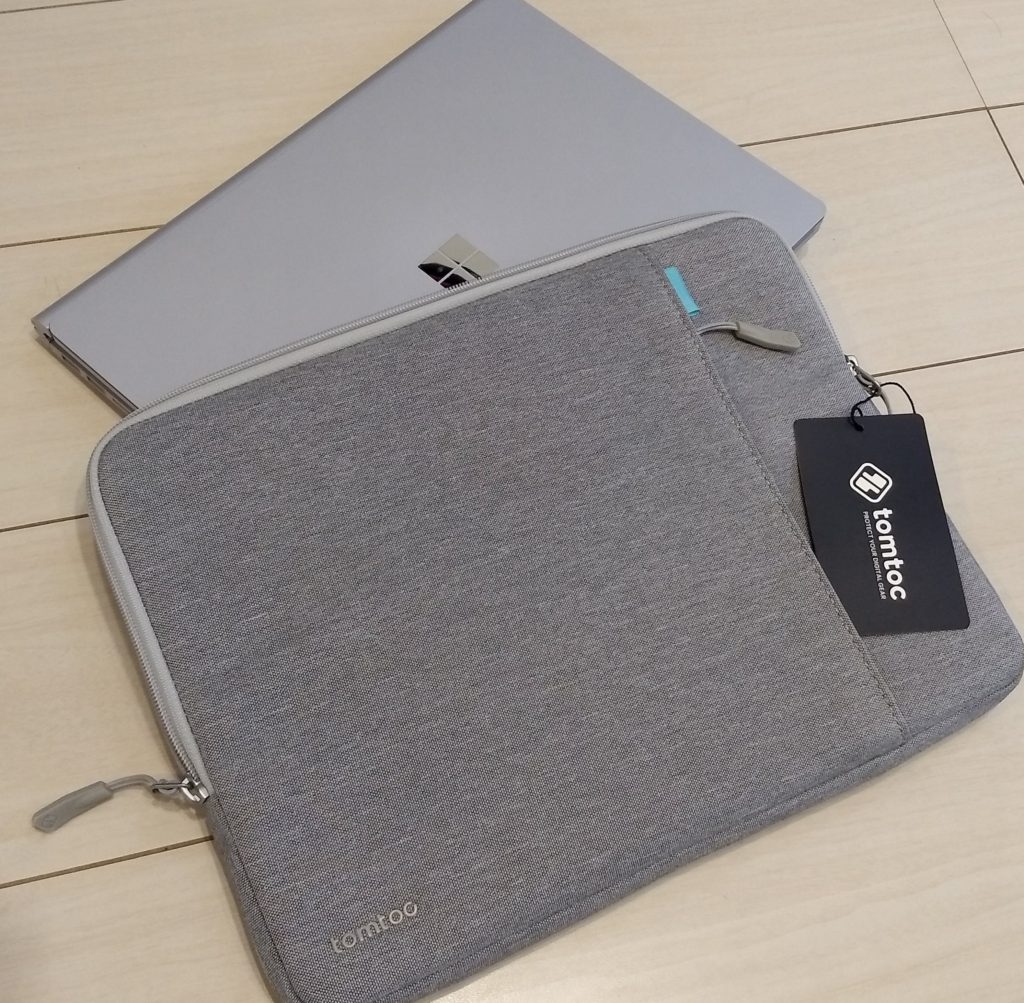 tomtoc 360°保護 耐衝撃 ラップトップスリーブ 13.3インチ